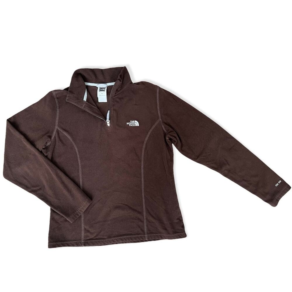 THE NORTH FACE TKA 100 1/4 Zip Fleece Jacket. Size M